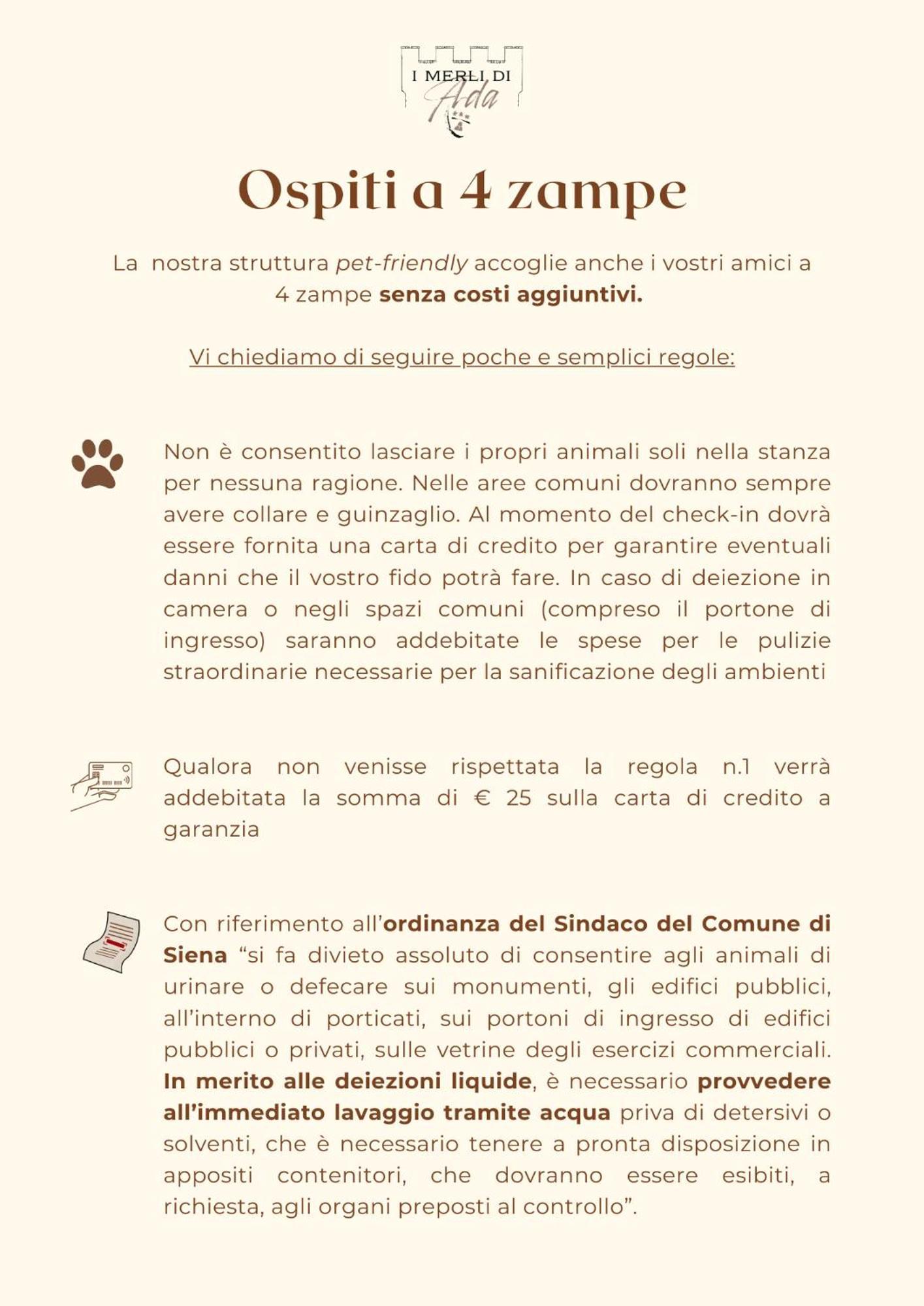 I Merli Di Ada Siena Exteriér fotografie